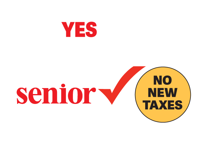 Vote YES on Nov. 7! Support Senior Services Logo – No New Taxes